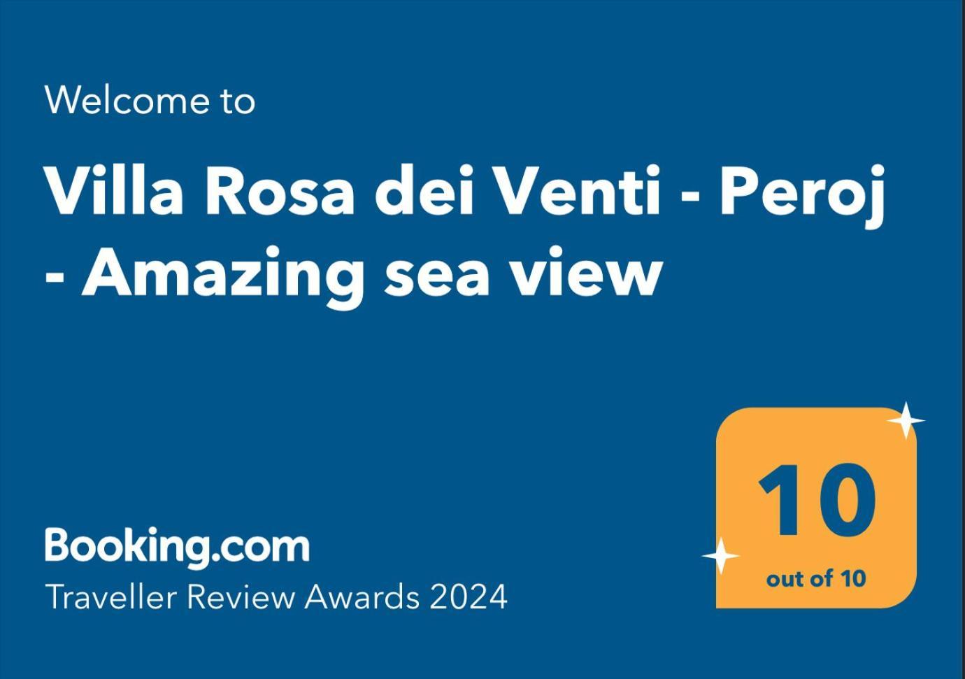 Villa Rosa Dei Venti - Peroj - Amazing Sea View Exterior foto